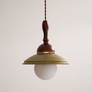 Ulsilia Suspension Art en Bois et Céramique