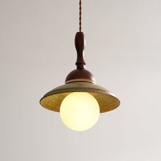 Ulsilia Suspension Art en Bois et Céramique
