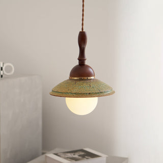 Ulsilia Suspension Art en Bois et Céramique