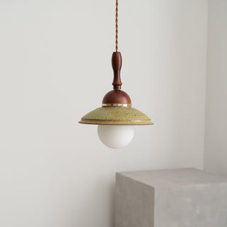 Ulsilia Suspension Art en Bois et Céramique