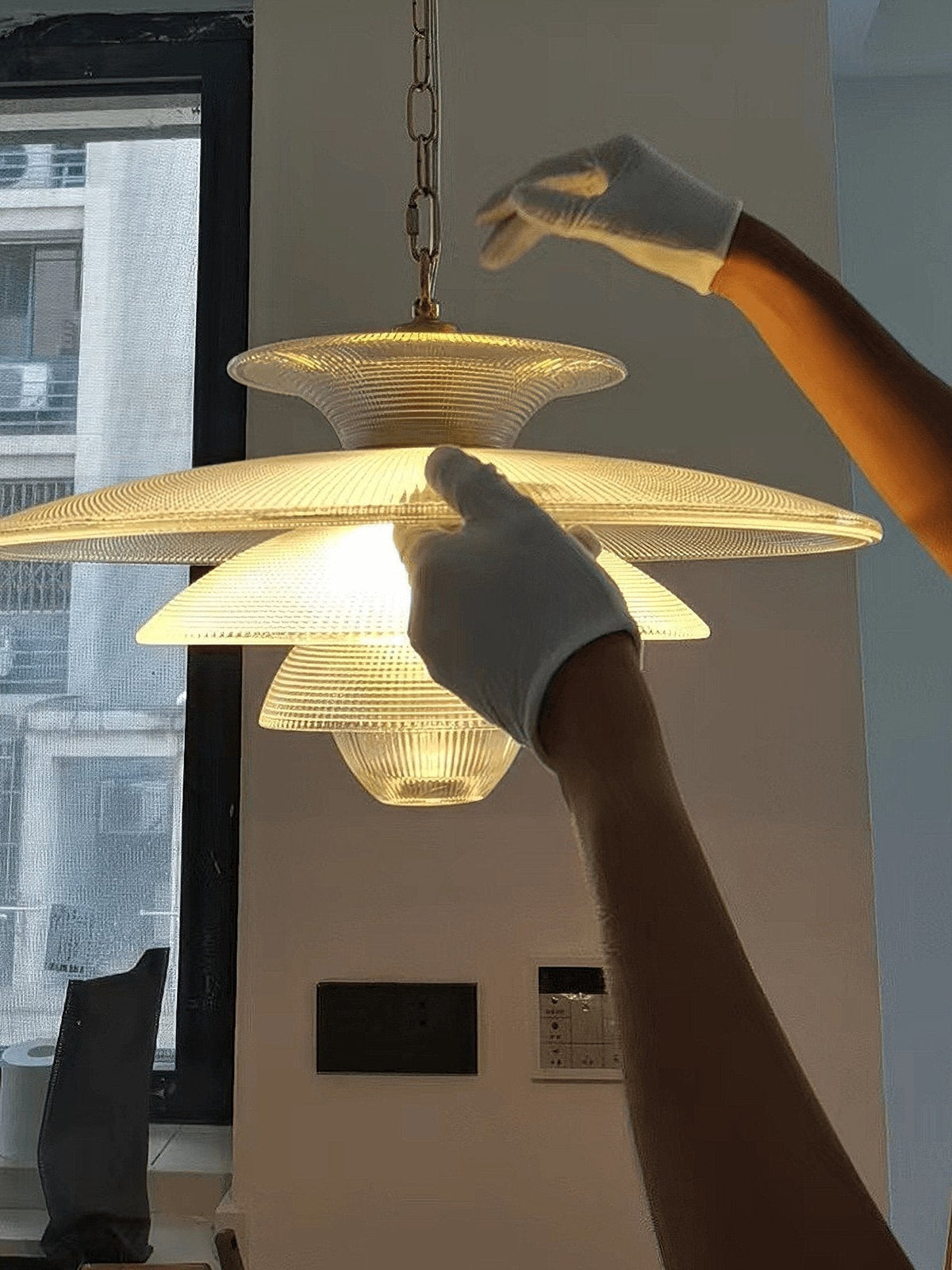 Celielle Suspension en Verre Créativité Individuelle