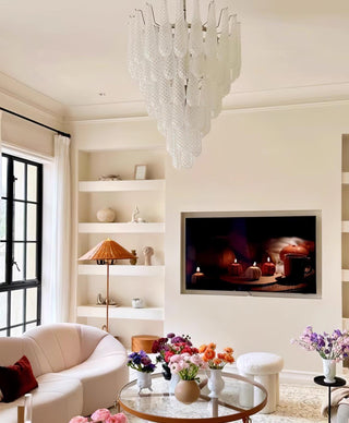 Zemaryra Lustre en Verre Murano Luxueux