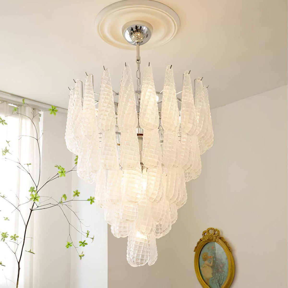 Zemaryra Lustre en Verre Murano Luxueux