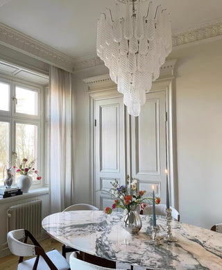 Zemaryra Lustre en Verre Murano Luxueux