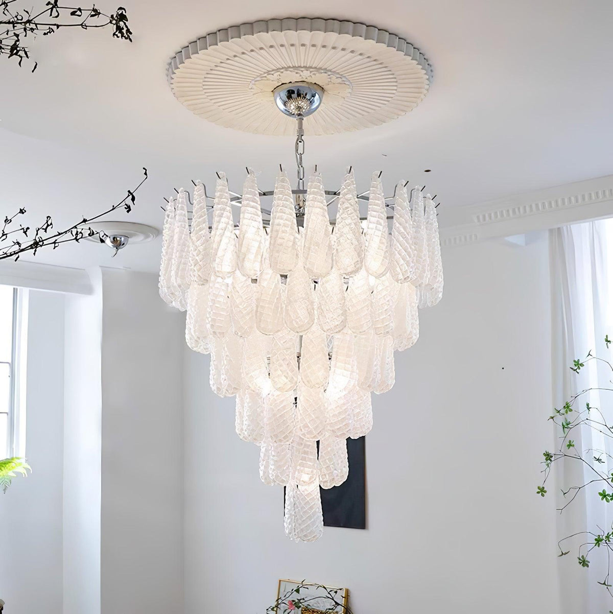 Zemaryra Lustre en Verre Murano Luxueux