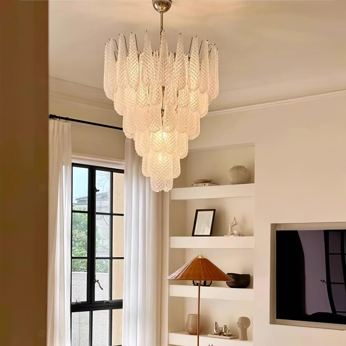 Zemaryra Lustre en Verre Murano Luxueux