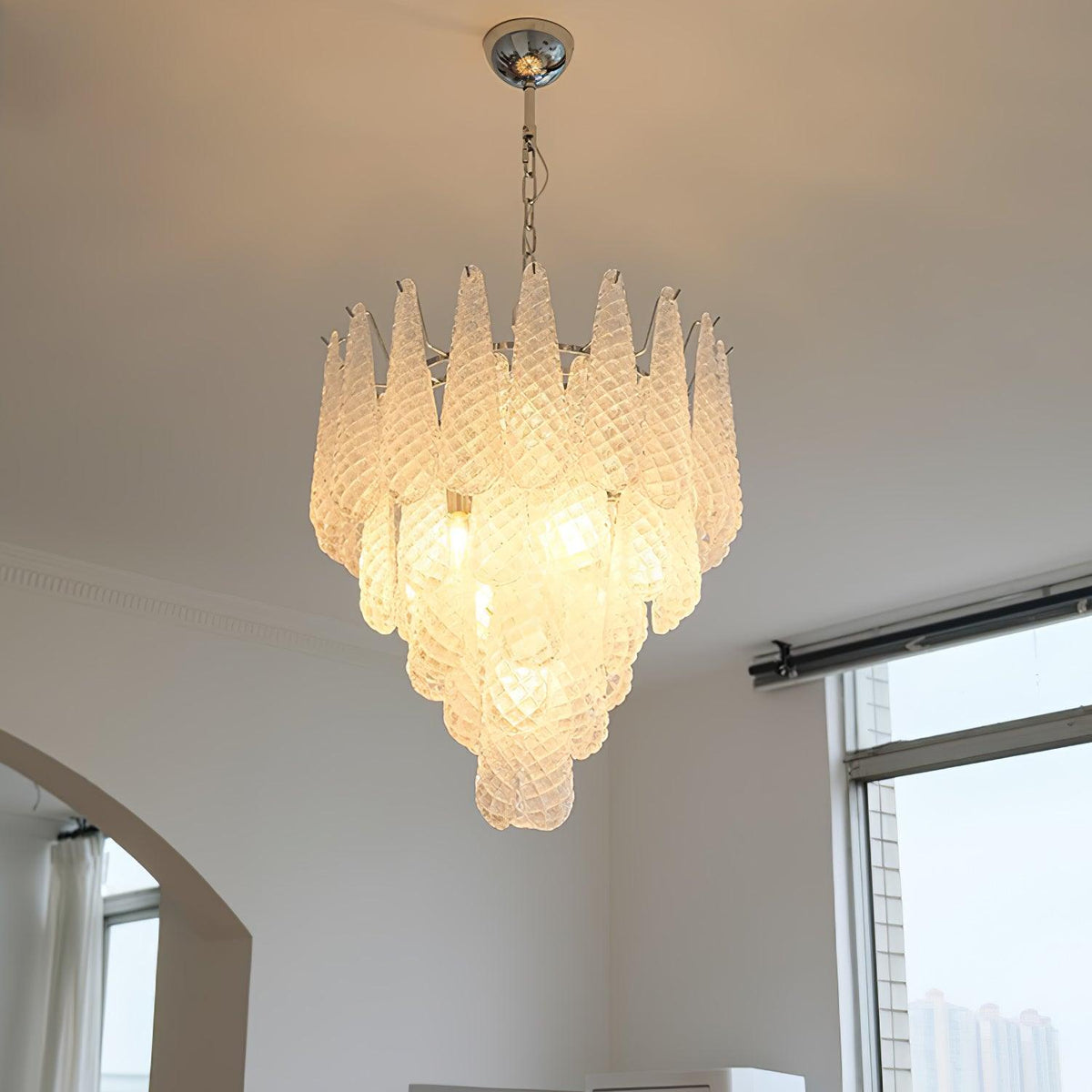 Zemaryra Lustre en Verre Murano Luxueux