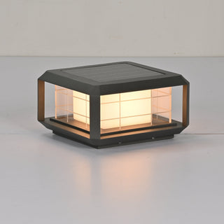 Grid Lampe Solaire en Métal Extérieure