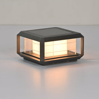 Grid Lampe Solaire en Métal Extérieure