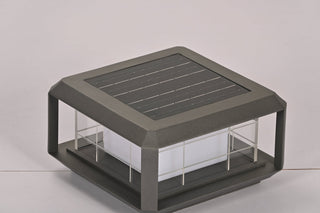Grid Lampe Solaire en Métal Extérieure