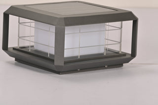 Grid Lampe Solaire en Métal Extérieure