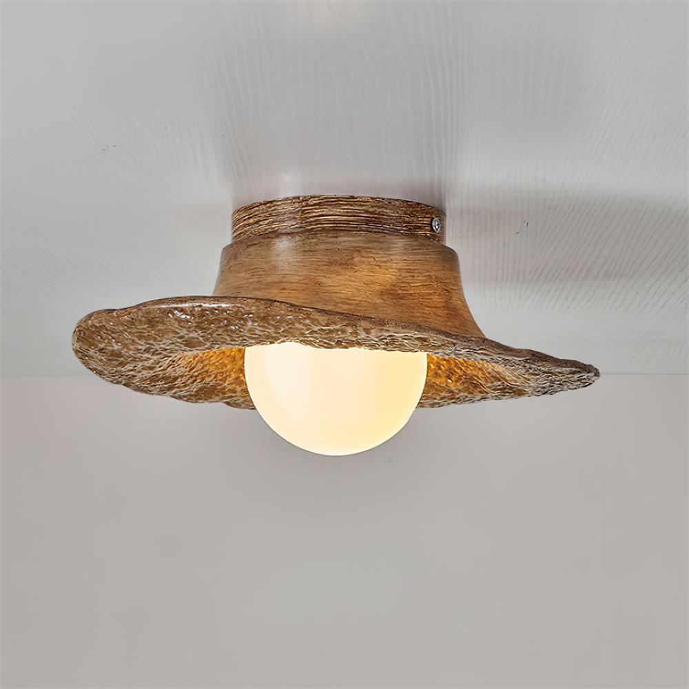 Nivra Hat Ceiling Light-Neutral Decor