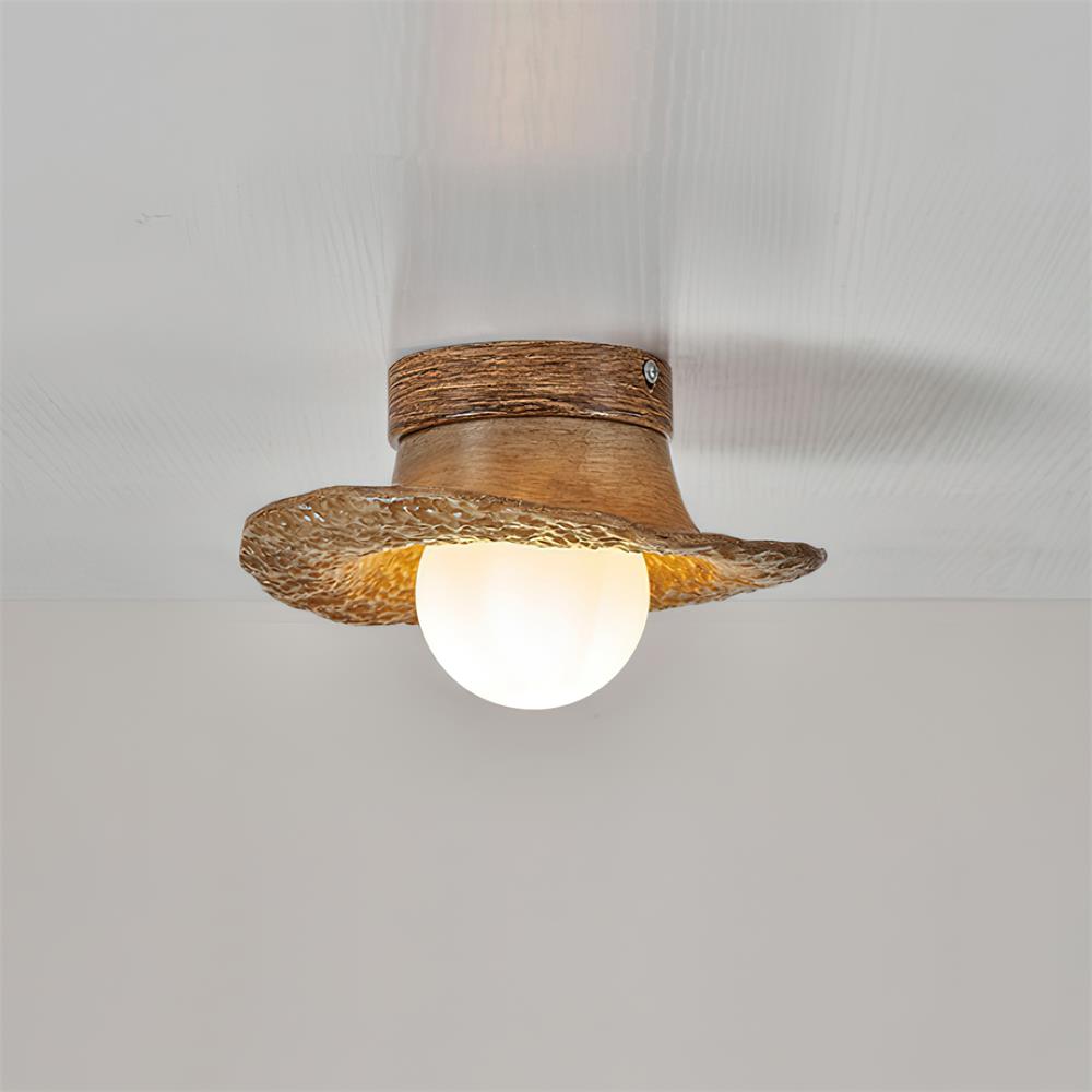 Nivra Hat Ceiling Light-Neutral Decor