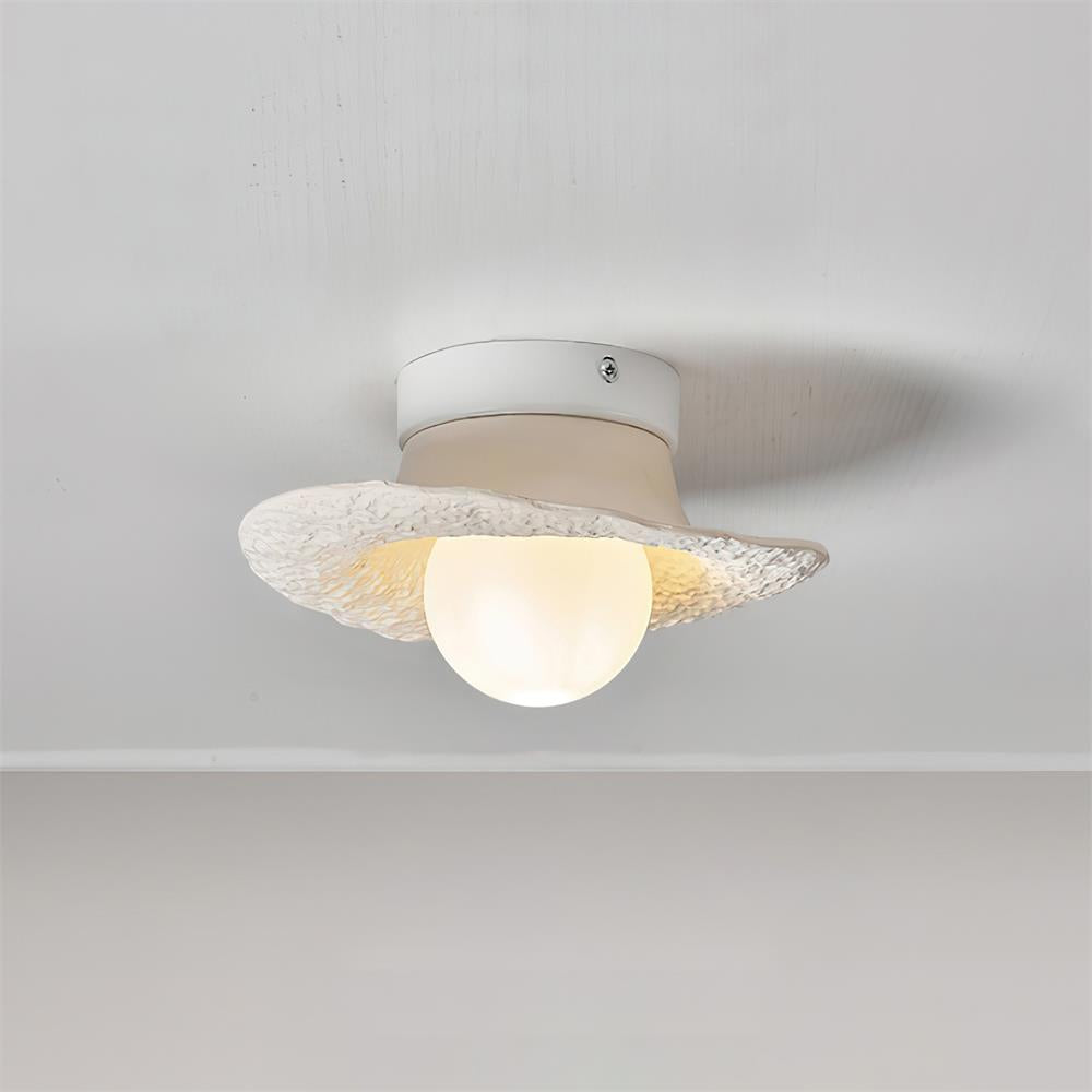 Nivra Hat Ceiling Light-Neutral Decor