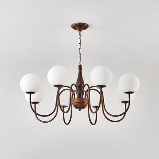 Lustra Lustre Cuivre Verre