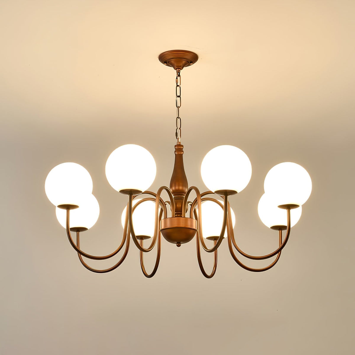 Lauraira Lustre Cuivre Verre