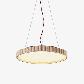 Elvenis Suspension Circulaire en Travertin