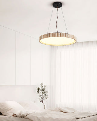 Elvenis Suspension Circulaire en Travertin