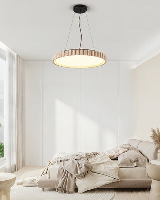 Elvenis Suspension Circulaire en Travertin