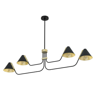 Cucarara Lustre Métal Noir Industriel Vintage Isle