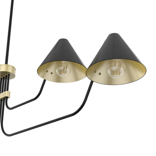Cucarara Lustre Métal Noir Industriel Vintage Isle