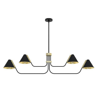 Cucarara Lustre Métal Noir Industriel Vintage Isle
