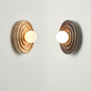 Ultalora Applique Murale Bois Verre Moderne