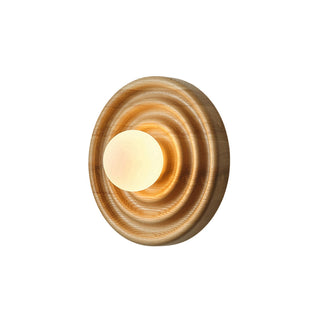 Ultalora Applique Murale Bois Verre Moderne