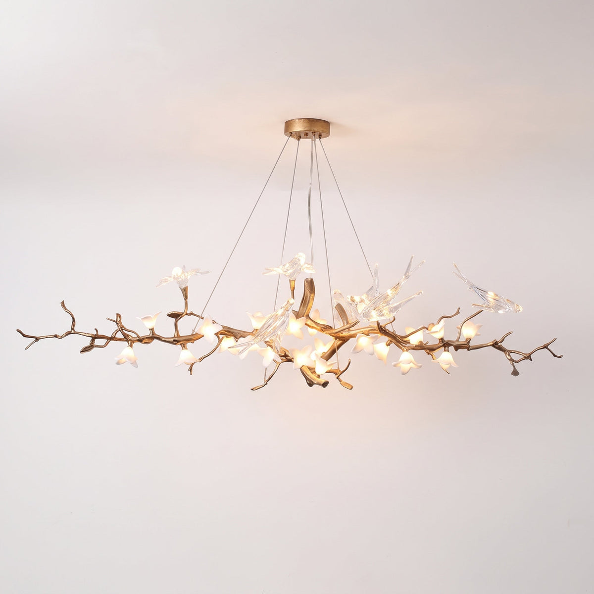 Elmscombe Lustre Floral Sculptural À Oiseaux – vue 11