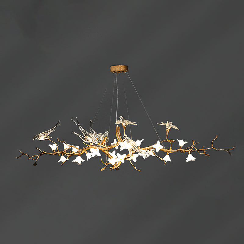 Elmscombe Lustre Floral Sculptural À Oiseaux – vue 15