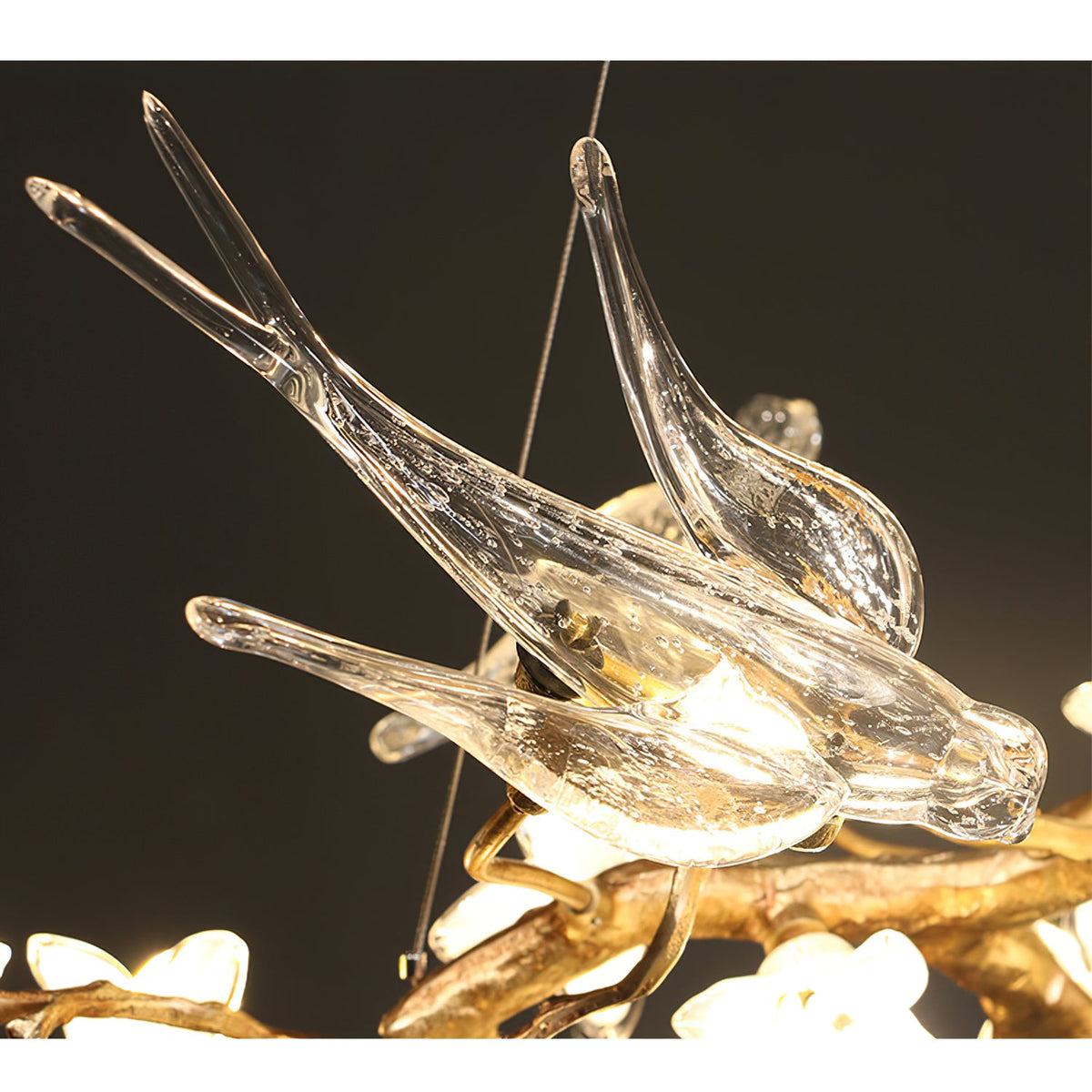 Elmscombe Lustre Floral Sculptural À Oiseaux – vue 16