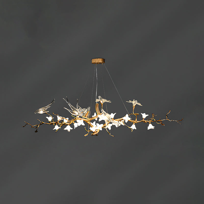 Elmscombe Lustre Floral Sculptural À Oiseaux – vue 18