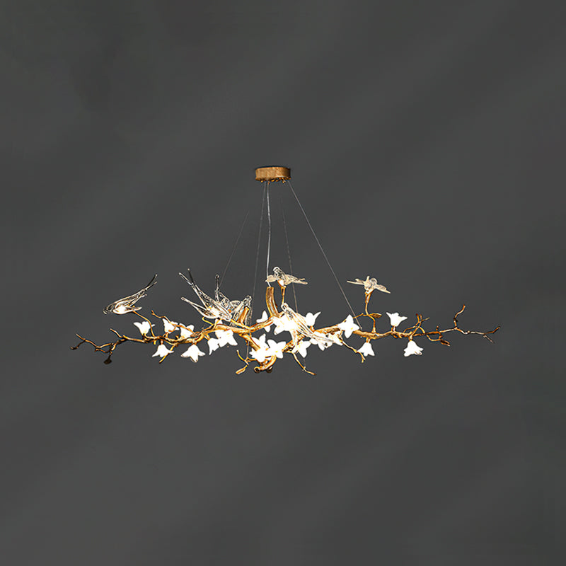 Elmscombe Lustre Floral Sculptural À Oiseaux – vue 19