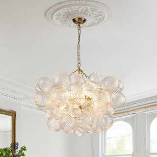 Aurora Lustre Moderne en Verre Boule Bulle