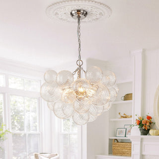 Aurora Lustre Moderne en Verre Boule Bulle
