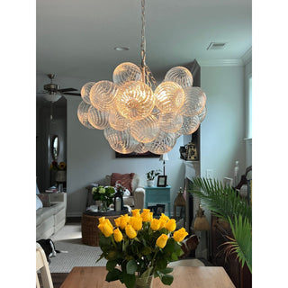 Aurora Lustre Moderne en Verre Boule Bulle