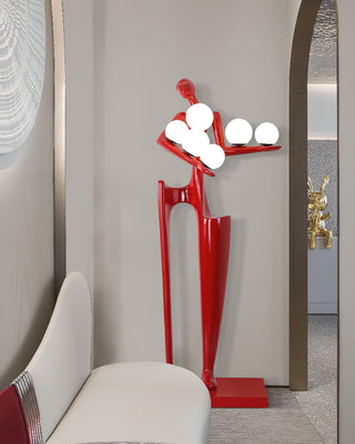 Viraeette Lampadaire en Plastique Artistique