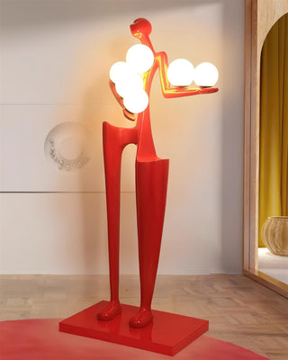 Viraeette Lampadaire en Plastique Artistique