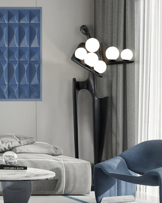 Viraeette Lampadaire en Plastique Artistique