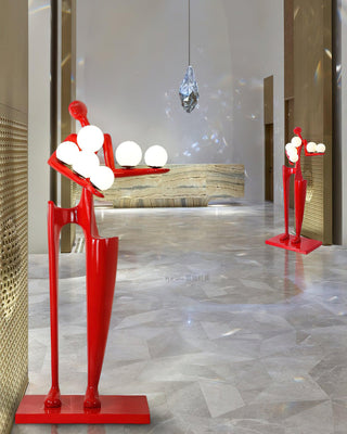 Viraeette Lampadaire en Plastique Artistique