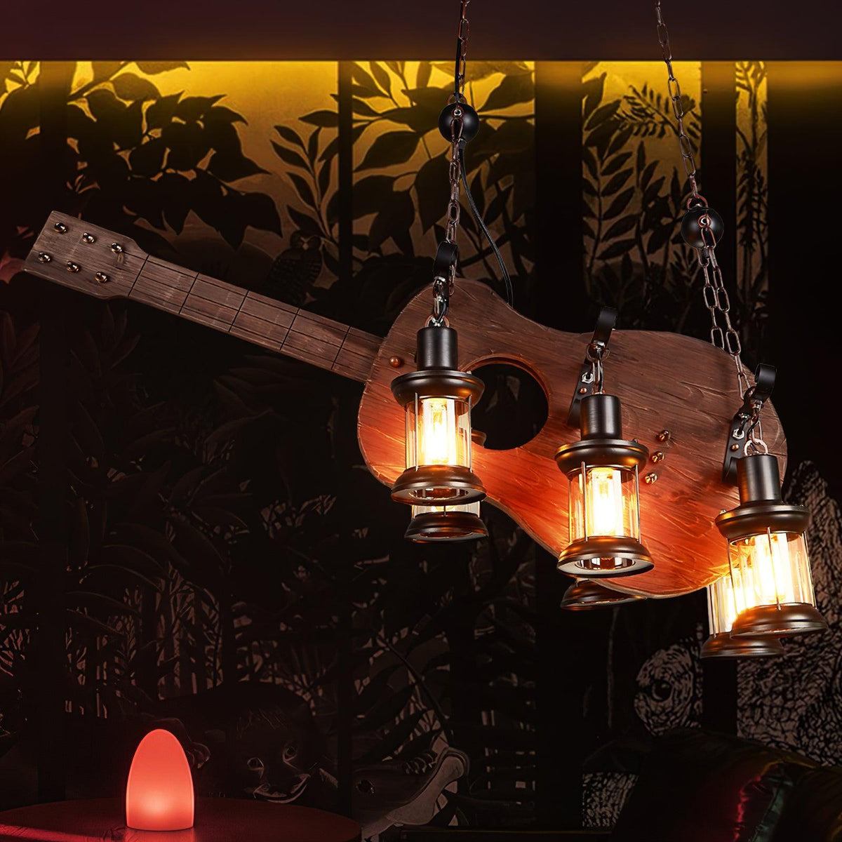 Leviel Suspension en Bois Vintage