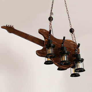 Lustra Suspension en Bois Vintage