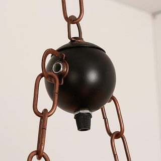 Lustra Suspension en Bois Vintage