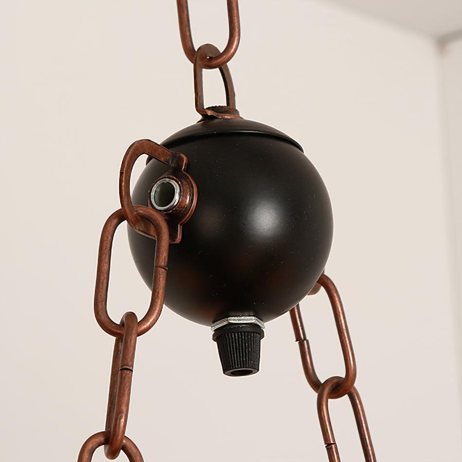 Leviel Suspension en Bois Vintage
