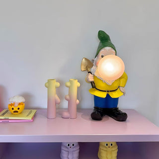Brisa Lampe de Table en Résine Joueuse Artiste