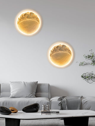 Lustra Applique Murale Plâtre Lune-Luire