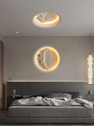 Lustra Applique Murale Plâtre Lune-Luire