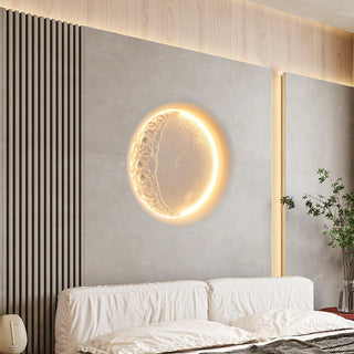 Lustra Applique Murale Plâtre Lune-Luire