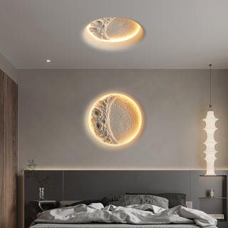 Lustra Applique Murale Plâtre Lune-Luire