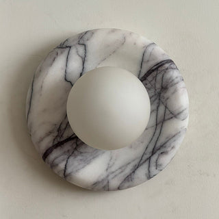 Zoraean Applique Murale Marbre Blanc Élégance Premium